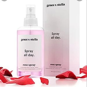 NWT GRACE & STELLA- Spray All Day- Hydrating Rose Spray
